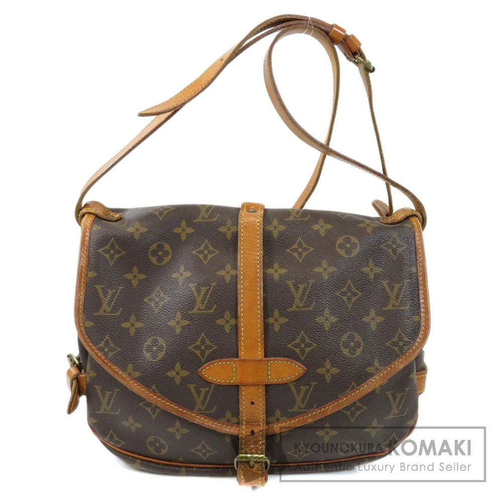 Louis Vuitton Saumur Monogram Shoulder Bag Canvas